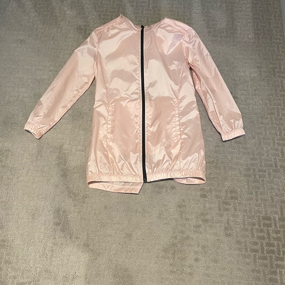 Zella kids pink rain jacket